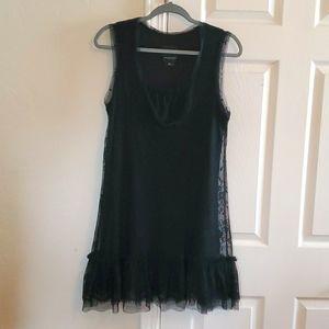 Anna Sui x Anthropologie Black Lace Dress